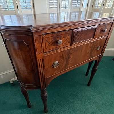 Antique-Style Mahogany Sideboard or Buffet