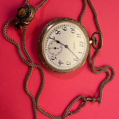 Waltham Pocket Watch w/Fob