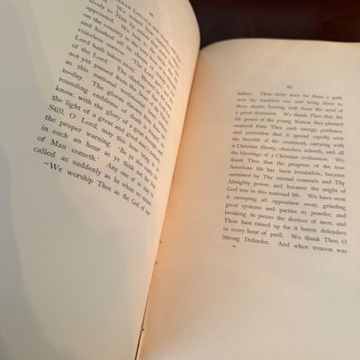 Antique Bound Hardback - Abraham Lincoln Memorial Addresses