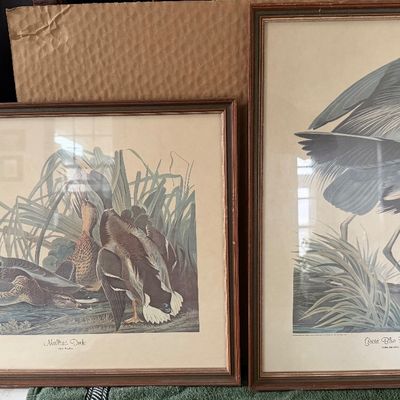 Pair of Wildlife Wall Art