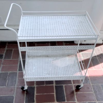 Vintage Metal Tea Cart