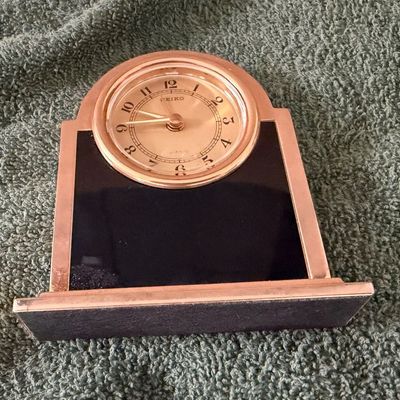 Vintage Seiko Arch-Shaped Desk or Mantel Clock