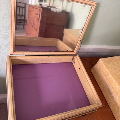 Vintage Burl Wood Box