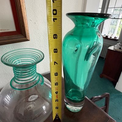 TWO Blenko Glass Pieces