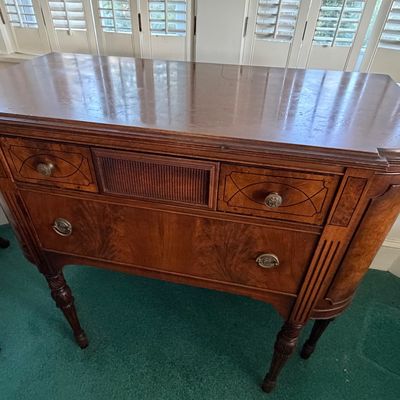 Antique-Style Mahogany Sideboard or Buffet