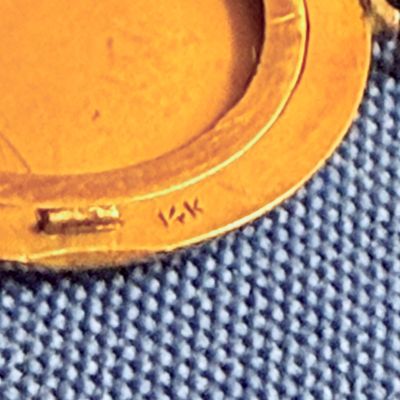 14k Gold Pendant and Locket