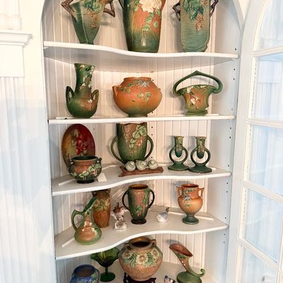 More still to come including a large collection of Roseville .