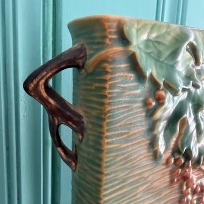 Tall Roseville Vase