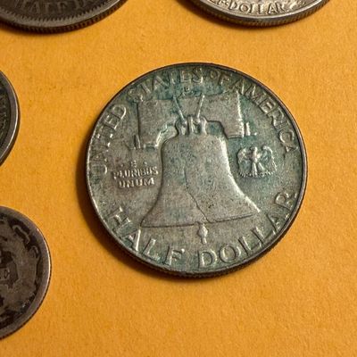 Antique Silver Coins Lot - Liberty Halves V Nickel Dimes