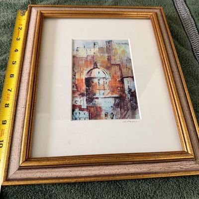 Framed European Cityscape