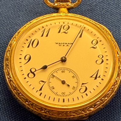 Waltham Pocket Watch w/Fob