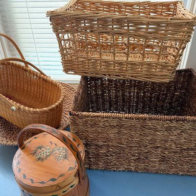 Assorted Wicker Baskets