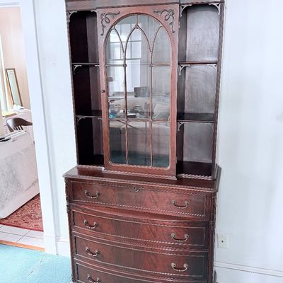 Antique Mahogany Secretary Writing Desk