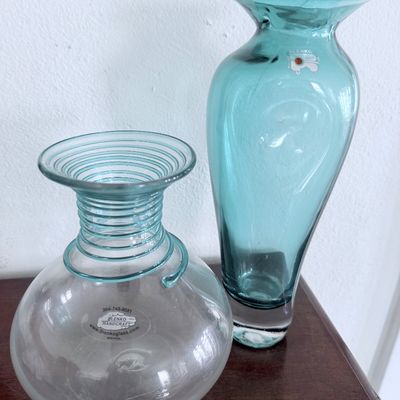 TWO Blenko Glass Pieces