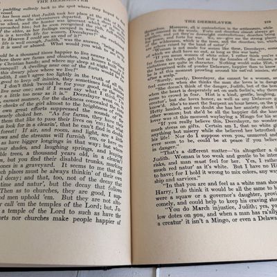 c.1920s James Fenimore Cooper Hardback Book Set
