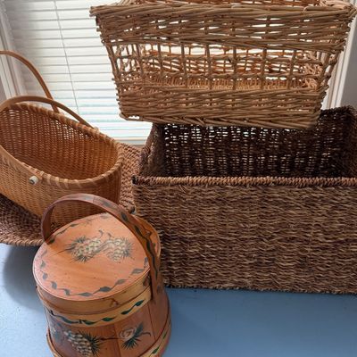 Assorted Wicker Baskets