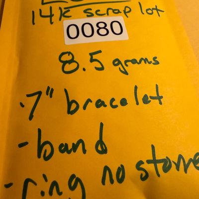 14k Gold Estate Jewelry Lot - Bracelet & Rings