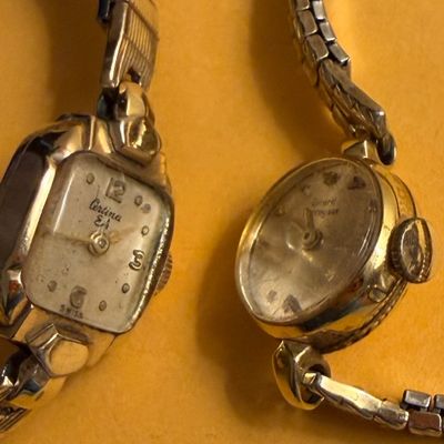 Vintage Ladies Watch Lot Girard Perregaux Certina +++