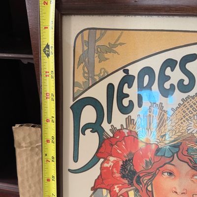 Framed Reproduction of Classic 1897 Art Nouveau Poster