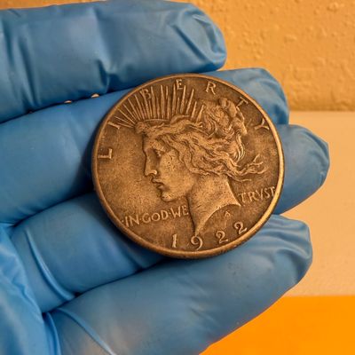 THREE 1922 Silver Peace Dollars 1922-S 1922 1922