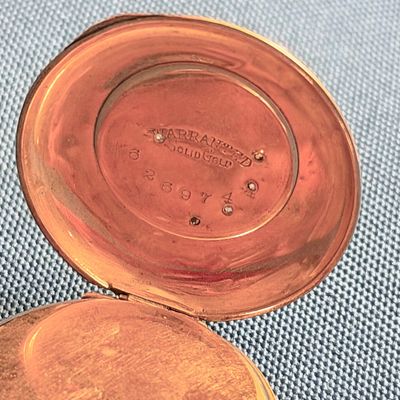 Elgin Women's Antique Gold Pocket Watch