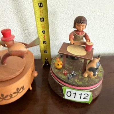 THREE Vintage European Music Boxes
