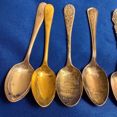 Silver & Silver Plate Spoon Collection