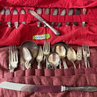 Vintage Silver Plate Flatware Lot