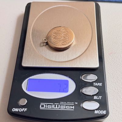 14k Gold Pendant and Locket