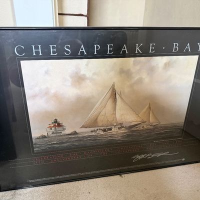 Chesapeake Bay - Thomas Point Lighthouse Shoal FRAMED
