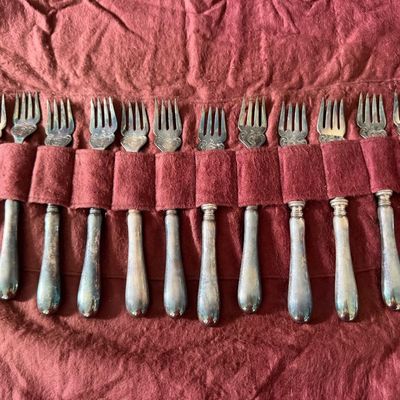 Antique German Silver Plate Alex Katsch Flatware