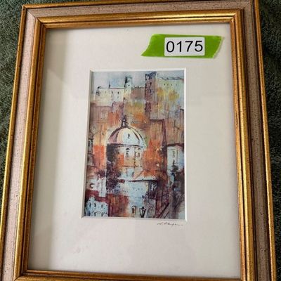 Framed European Cityscape