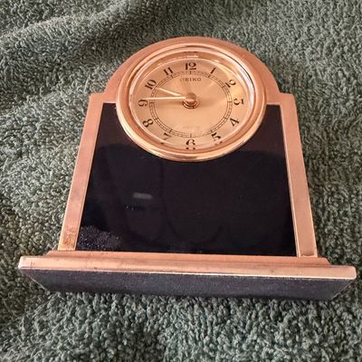 Vintage Seiko Arch-Shaped Desk or Mantel Clock