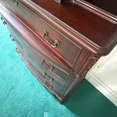 Antique Mahogany Secretary Writing Desk
