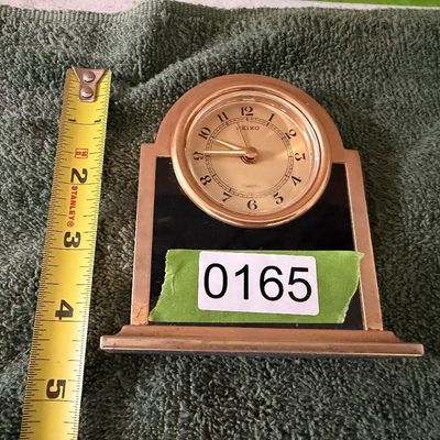 Vintage Seiko Arch-Shaped Desk or Mantel Clock
