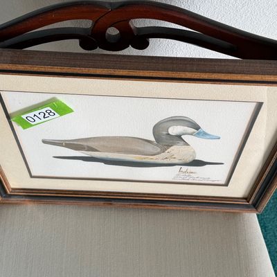 Signed Waterfowl Print Carmelo Ciancio Framed