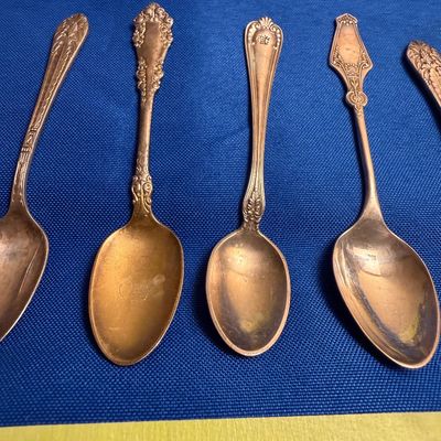 Silver & Silver Plate Spoon Collection