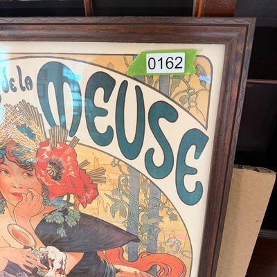 Framed Reproduction of Classic 1897 Art Nouveau Poster