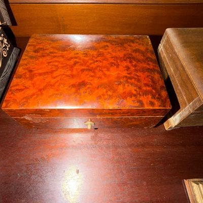 Vintage Music Boxes / Trinket Boxes Lot