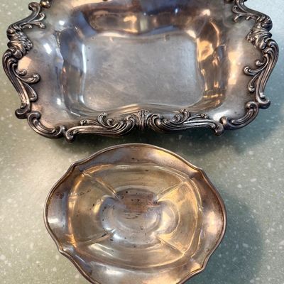 Sterling Silver Service Bowls - 428 grams