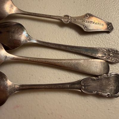 Silver & Silver Plate Spoon Collection