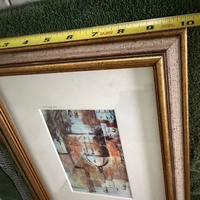 Framed European Cityscape