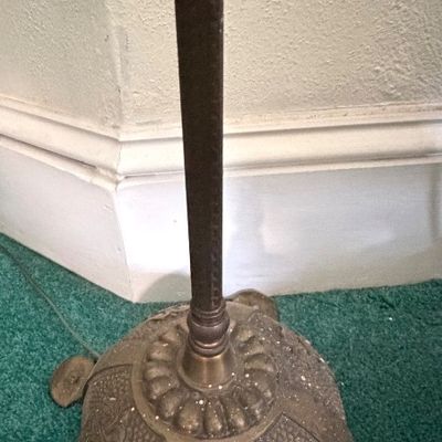 Vintage Two Light Bouillotte-Style Lamp