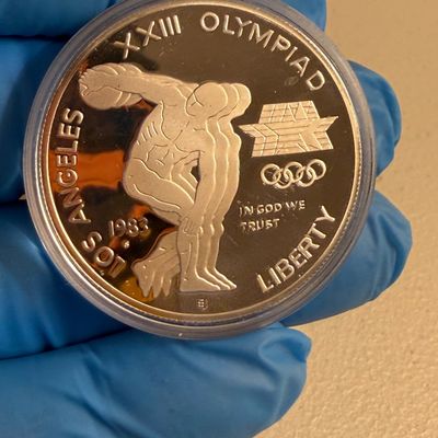 Commemorative Coins Lot Silver Olympic Dollar Graded Kennedy Half Lindbergh Token Penny