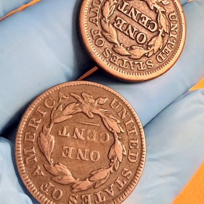 TWO Large Cents 1835 & 1846