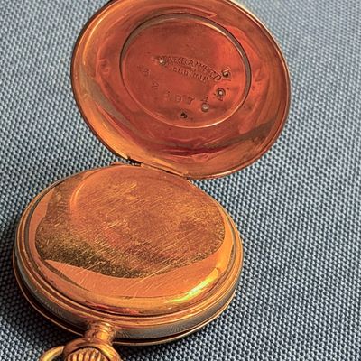 Elgin Women's Antique Gold Pocket Watch
