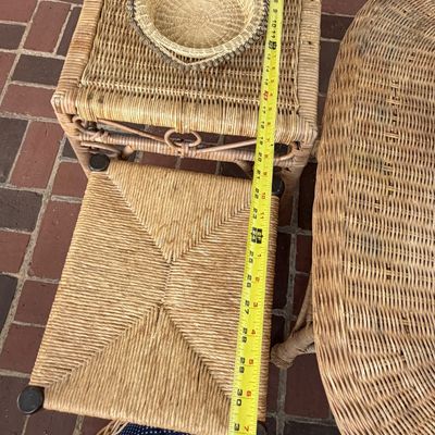 Brown Patio Wicker Lot
