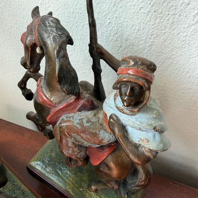Paul Herzel Bronze Bookends
