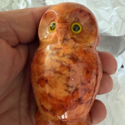 Vintage Pegenhart Glass - Wise Ole Owl Figurines