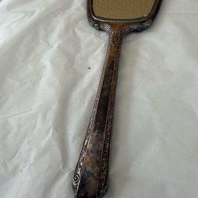 Antique Handheld Vanity Mirror